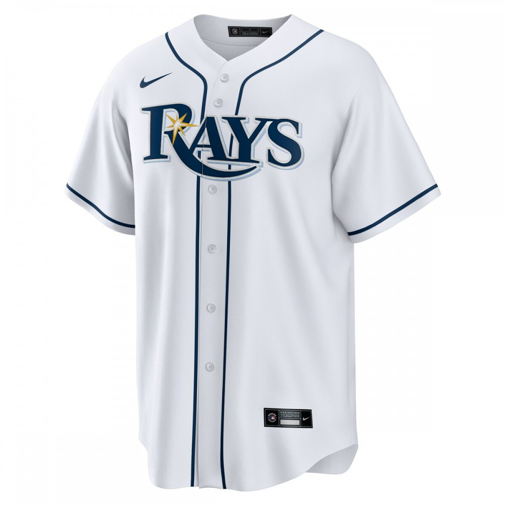 Tampa Bay Rays Home Replica Team Jersey - White-Pro Kit Vault | Brand New 26/27 Sports Jerseys